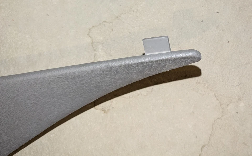 GENUINE 97-03 Pontiac Grand Prix SE GT GTP LH Rear "C" Pillar Trim Gray - Image 3 of 4