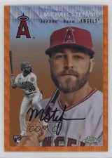 2023 Chrome Platinum Anniversary Orange Wave Refractor /25 Michael Stefanic s5j