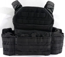 NWOT LARGE SHELLBACK TACTICAL SF PLATE CARRIER BLACK GSA-SF-BK-LG