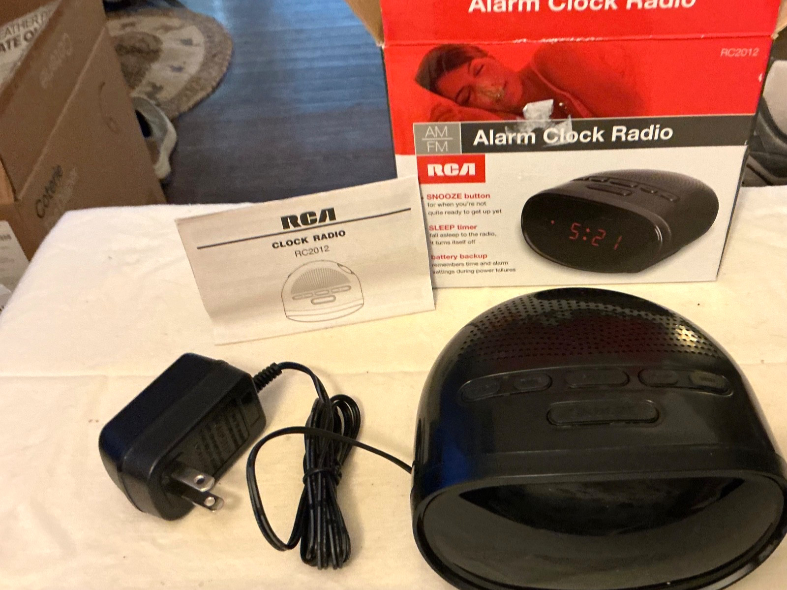 Radio With Battery Back Up New