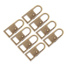  8 Pcs Tiretti Per Cerniera Lampo Accessorio Con Della in Metallo