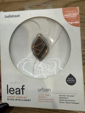 Bellabeat Leaf Nature Health Tracker Smart Jewelry Silver Wood Untested