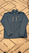 Under Armour Storm Infrared Soft Shell Zip Up Jacket XL Blueish Grey