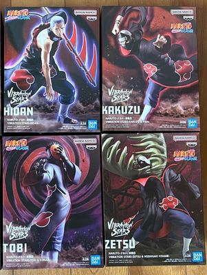 NARUTO Shippuden Vibration Stars Akatsuki Figure Set of 4