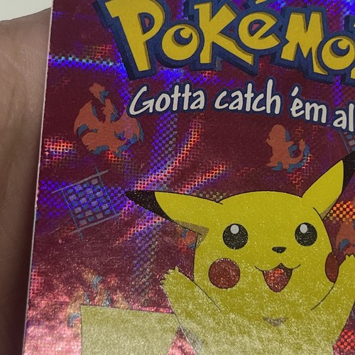 Pokémon Pocket Monsters PIKACHU 025 Vending Prism CHARIZARD Holo Bandai Carddass - Picture 5 of 8