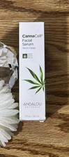 Andalou Naturals CannaCell Facial Serum Hemp Stem Cell Anti Aging Glow 1 Oz