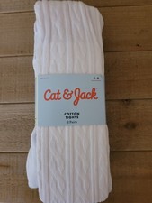 Cat and Jack Girls Cotton Tights Size 4-6