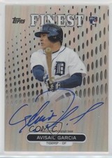 2013 Topps Finest Rookie Refractor Avisail Garcia #RA-AG Auto 0o9
