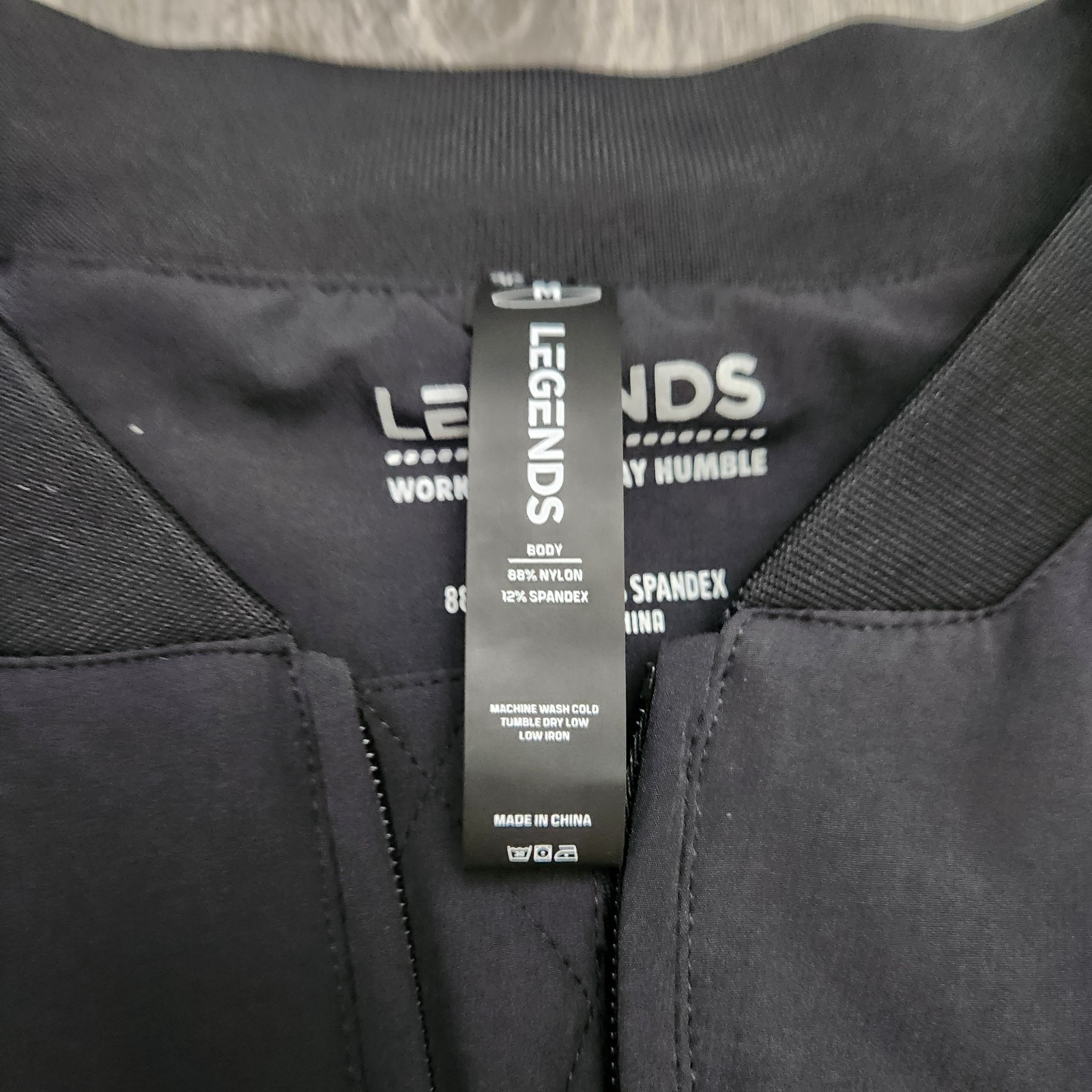 Legends Jacket Men Medium Carson Bomber Coat Blac… - image 5