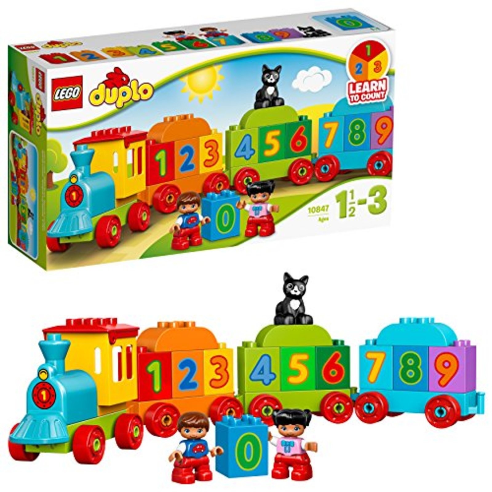 Lego Duplo for the first time DUPLO (R) ""Kazu plays train"" 10847 F/S w/Tracking#