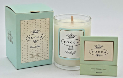 Vintage Tocca Candelina Rodolfo Candle & Matchbook Set LOVE YOURSELF FREE SHIP