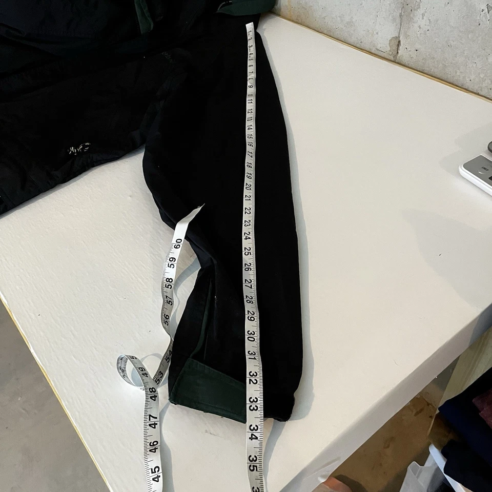 Vintage 1997 Timberland Large Black Green Windbreaker Rain Jacket Hooded Crinkle - Image 4 of 4