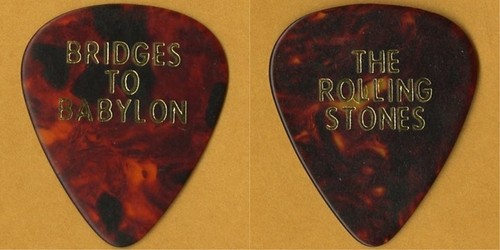 Rolling Stones 1997 Bridges to Babylon concert tour Keith Richards Guitar Pick