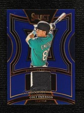 2025 Panini Select Selective Swatches Blue Prizm 3/49 Colt Emerson #SS-CE 1t06