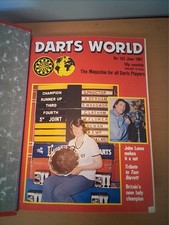 Vintage  Darts World Magazines 1981/82  In binder X 19 Editions 103-121  Bundle