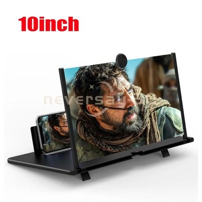 10'' Screen Magnifier for Cell phone Newest Version 3D HD Video Phone Amplifier