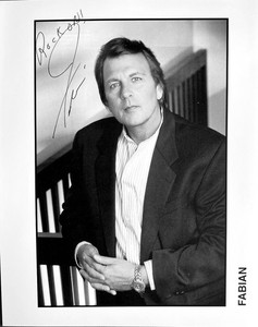 Fabian Forte - Singer - 1950's Teen Idol - Autographed Photo