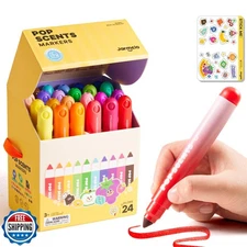 Jar Melo Scented Washable Markers for Kids Ages 4-8, Coloring Markers for Tod