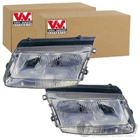 2X VAN Wezel H7/H4 Scheinwerfer SET Links+Rechts Passend FüR VW Passat