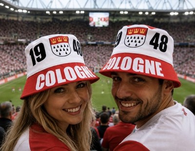 Fußball Fischerhut Köln bucket hat Hut 1948 Anglerhut Sonnenhut Kölle 