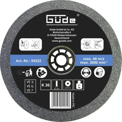 Güde Schleifscheibe K 36 200 x 25 x 32 mm  Doppelschleifer & Schärfgeräte