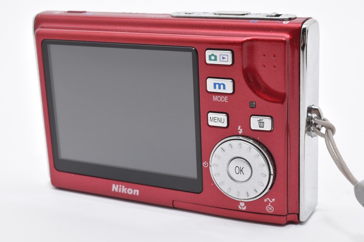 MINT Bundle] Nikon COOLPIX S5 Red 6.0MP Digital Camera Y2K CCD