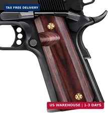 Cool Hand 1911 Full Size Grips Govtcommander High Polished Wood Gold Screws