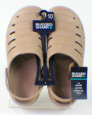 Rugged Shark Adult Size 10 Eva Slip-On Clogs Shoes Footwear Water Lifestyle Shoe