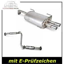 Auspuff SET für Toyota Celica Coupe Cabrio T18 2.0 GTi Mitteltopf + Endtopf