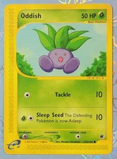 Oddish 122/165 Expedition Base Set E-Reader Pokemon Card LP on eBay