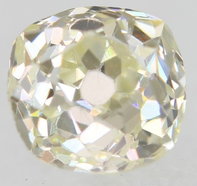 0.46 Carat J VS2 Old Miner Cut Natural EARTH MINED Diamond 4.59X4.40mm W VIDEO