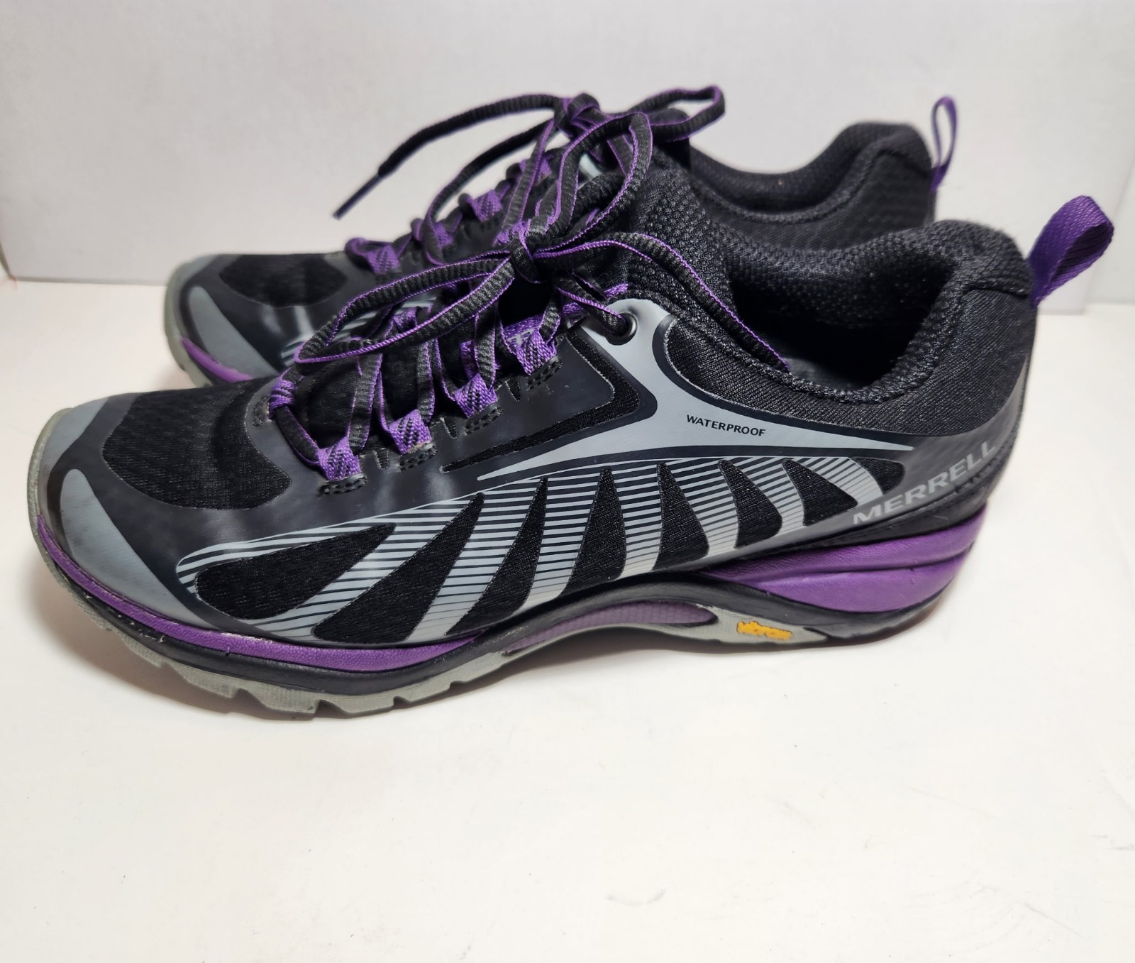 Scarpe Merrell Donna 7.5 Siren Edge 3 Impermeabili Escursionismo Trail Running Nero