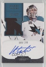 2011-12 Panini Dominion 89/199 Harri Sateri #173 RPA Rookie Patch Auto RC 4f5