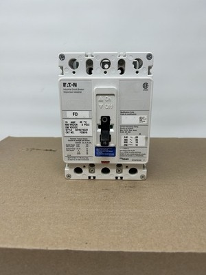 NEW EATON Cutler Hammer FD FD3015 3 Pole 15 Amp 600V Circuit Breaker