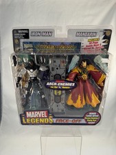 Marvel Legends Face Off Iron Man vs. Mandarin Action Figures 2006 Toy Biz