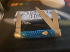 ROUGH RYDER BLUE DRAGON STOCKMAN KNIFE