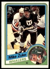 1984-85 O-Pee-Chee Mike Zuke Hockey Cards #80