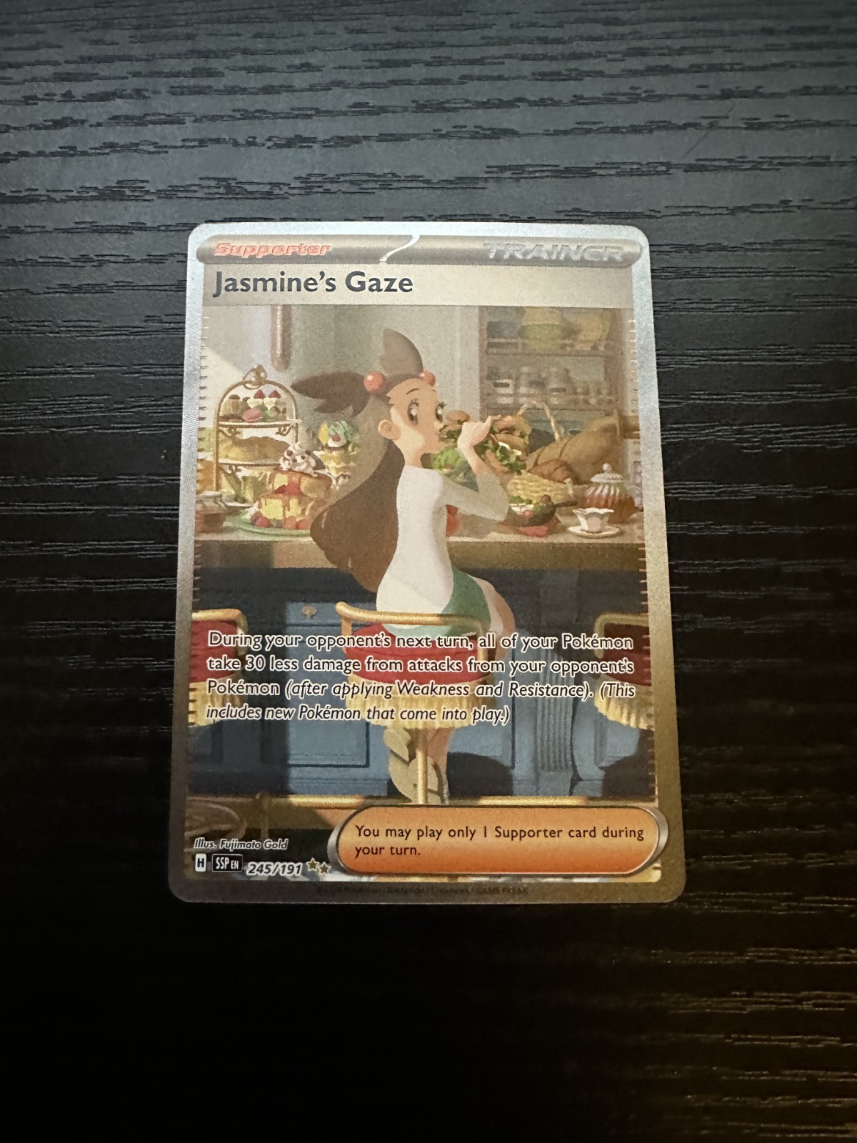 Jasmine's Gaze Full Art 245/191 Sv08: Surging Sparks Holo NM+
