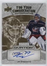 2023-24 Upper Deck Ovation For Your Consideration Jet Greaves #FC-JG Auto 4jq