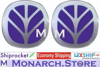 2 PCS. WATER PROOF DECAL ADHESIVE STICKER SET LOGO FITS NEW HOLLAND TRACTORS