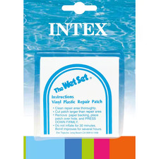 Wet Set Adhesive Vinyl Plastic Pool Repair Patch 6-Pack