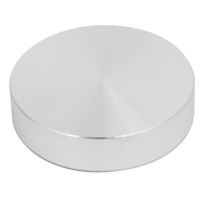 40mm Diameter 10mm Thickness M8 Thread Aluminum Disc Hardware for Glass
