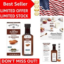 Crafted in the USA: 2 Fl Oz Pure Almond Extract, No Additives or Colors