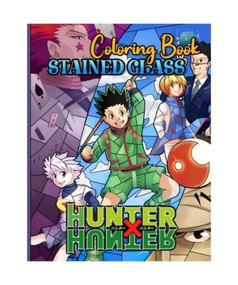 Hunter Stained Glass Coloring Book: Hunter Stained X Glass Hunter Coloured Adult