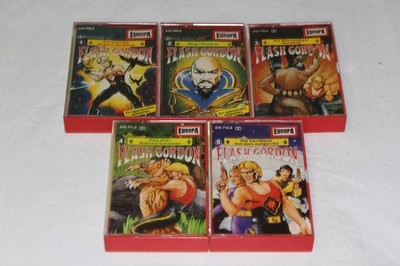 Flash Gordon MC Kassetten , Folge 1, 2,3,4,5 EUROPA   Hörspiel Sammlung