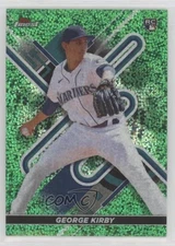 2022 Topps Finest Green Speckle Refractor 25/125 George Kirby #12 Rookie RC dk2