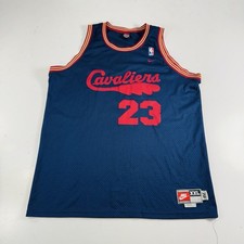 LeBRON JAMES Cleveland Cavaliers Nike Jersey XXL Rewind Swingman 1972 Cavs
