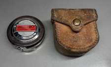 Vintage Lufkin Nubain Measuring Tape  Measures Round Diameters  W Case  120tp