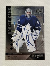 2009-10 UD Black Diamond Rookie Gems #216 Jonas Gustavsson  Maple Leafs