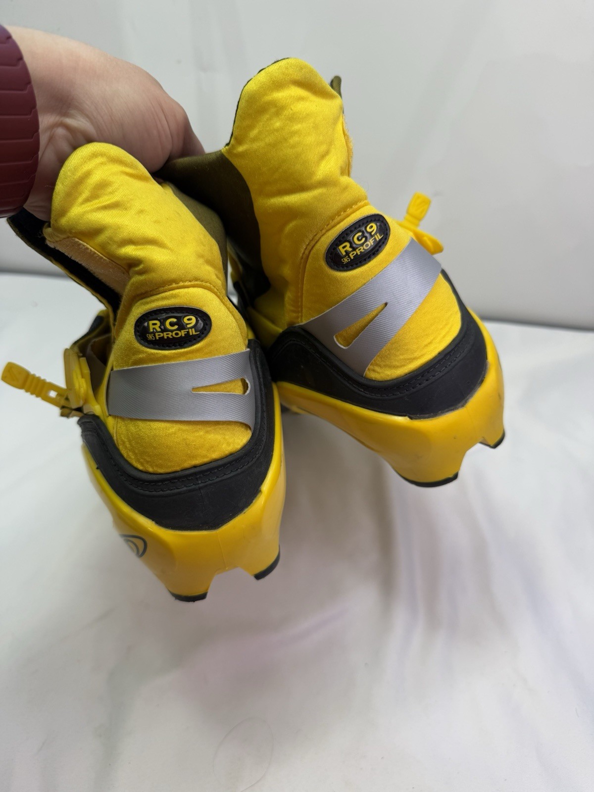 Scarponi da sci di fondo Salomon RC9 Classic taglia uomo 13 5 giallo nero